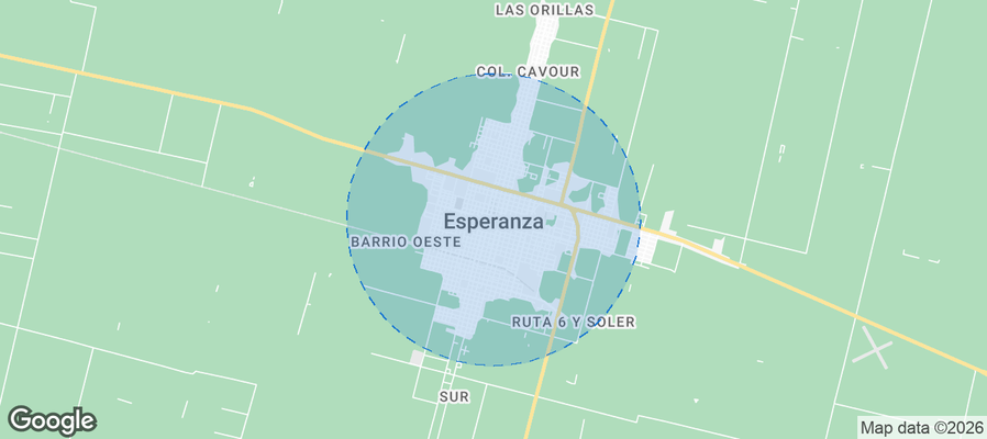 Esperanza Airbnb map